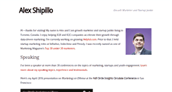 Desktop Screenshot of alexshipillo.com